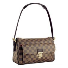 L Vuitton N60006 Ravello GM Shoulder Bag Damier Ebene Canvas