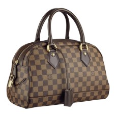 L Vuitton N60008 Duomo Tote Bag Damier Ebene Canvas