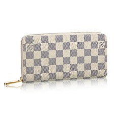 L Vuitton N60019 Zippy Wallet Damier Azur Canvas