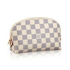 L Vuitton N60024 Cosmetic Pouch Damier Azur Canvas