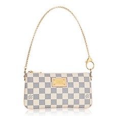L Vuitton N60027 Pochette Milla MM Damier Azur Canvas