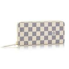 L Vuitton N61210 Clemence Wallet Damier Azur Canvas L Vuitton N61210 Clemence Wallet Damier Azur Canvas