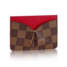 L Vuitton N61219 Caissa Card Holder Monogram Canvas
