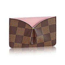 L Vuitton N61222 Caissa Card Holder Monogram Canvas