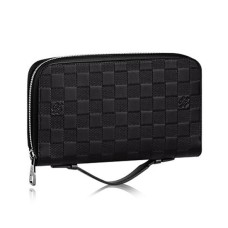 L Vuitton N61254 Zippy XL Wallet Damier Infini Leather