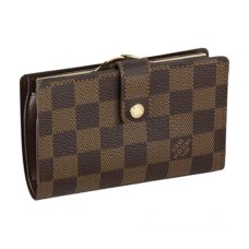 L Vuitton N61674 French Purse Damier Ebene Canvas