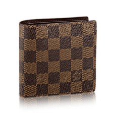 L Vuitton N61675 Marco Wallet Damier Ebene Canvas