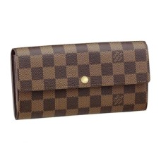 L Vuitton N61734 Sarah Wallet Damier Ebene Canvas