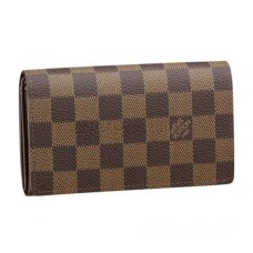 L Vuitton N61736 Tresor Wallet Damier Ebene Canvas