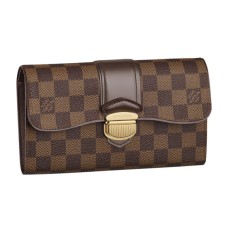 L Vuitton N61747 Sistina Wallet Damier Ebene Canvas