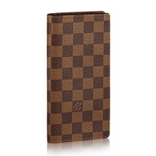 L Vuitton N62228 Brazza Wallet Damier Ebene Canvas