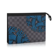 L Vuitton N62260 Pochette Voyage MM Damier Graphite Canvas