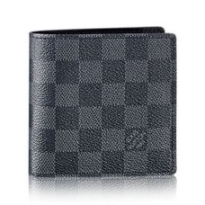 L Vuitton N62664 Marco Wallet Damier Graphite Canvas