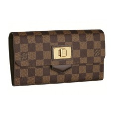 L Vuitton N63017 Rosebery Wallet Damier Ebene Canvas L Vuitton N63017 Rosebery Wallet Damier Ebene Canvas