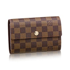 L Vuitton N63067 Alexandra Wallet Damier Ebene Canvas L Vuitton N63067 Alexandra Wallet Damier Ebene Canvas