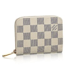 L Vuitton N63069 Zippy Coin Purse Damier Azur Canvas L Vuitton N63069 Zippy Coin Purse Damier Azur Canvas