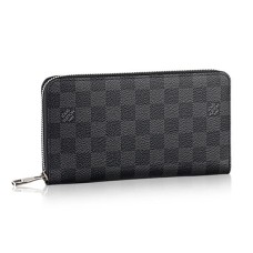 L Vuitton N63077 Zippy Organiser Damier Graphite Canvas L Vuitton N63077 Zippy Organiser Damier Graphite Canvas