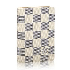 L Vuitton N63144 Pocket Organizer Damier Azur Canvas