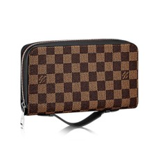 L Vuitton N63284 Zippy XL Wallet Damier Ebene Canvas
