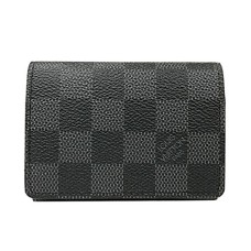 L Vuitton N63338 Enveloppe Carte De Visite Damier Graphite Canvas