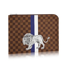 L Vuitton N63345 Pochette Jour GM Damier Ebene Canvas