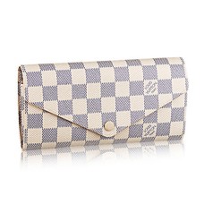L Vuitton N63545 Josephine Wallet Damier Azur Canvas