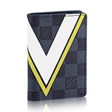 L Vuitton N64011 Pocket Organizer Damier Graphite Canvas