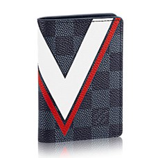 L Vuitton N64012 Pocket Organizer Damier Graphite Canvas