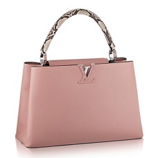 L Vuitton N91660 Capucines MM Tote Bag Taurillon Leather