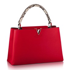 L Vuitton N91899 Capucines MM Tote Bag Taurillon Leather