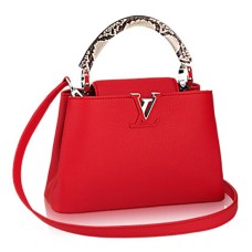 L Vuitton N92039 Capucines BB Tote Bag Taurillon Leather