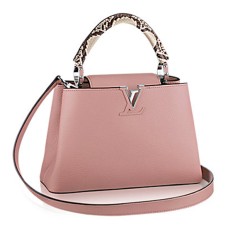 L Vuitton N92042 Capucines BB Tote Bag Taurillon Leather