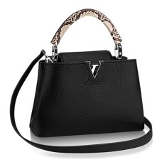 L Vuitton N92800 Capucines PM Tote Bag Taurillon Leather