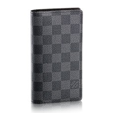 L Vuitton R20975 Pocket Agenda Cover Damier Graphite Canvas L Vuitton R20975 Pocket Agenda Cover Damier Graphite Canvas